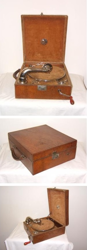Zumadia-gramofono antiguo portatil