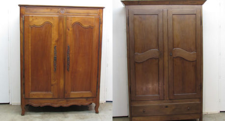 Variedad armarios antiguos restaurados